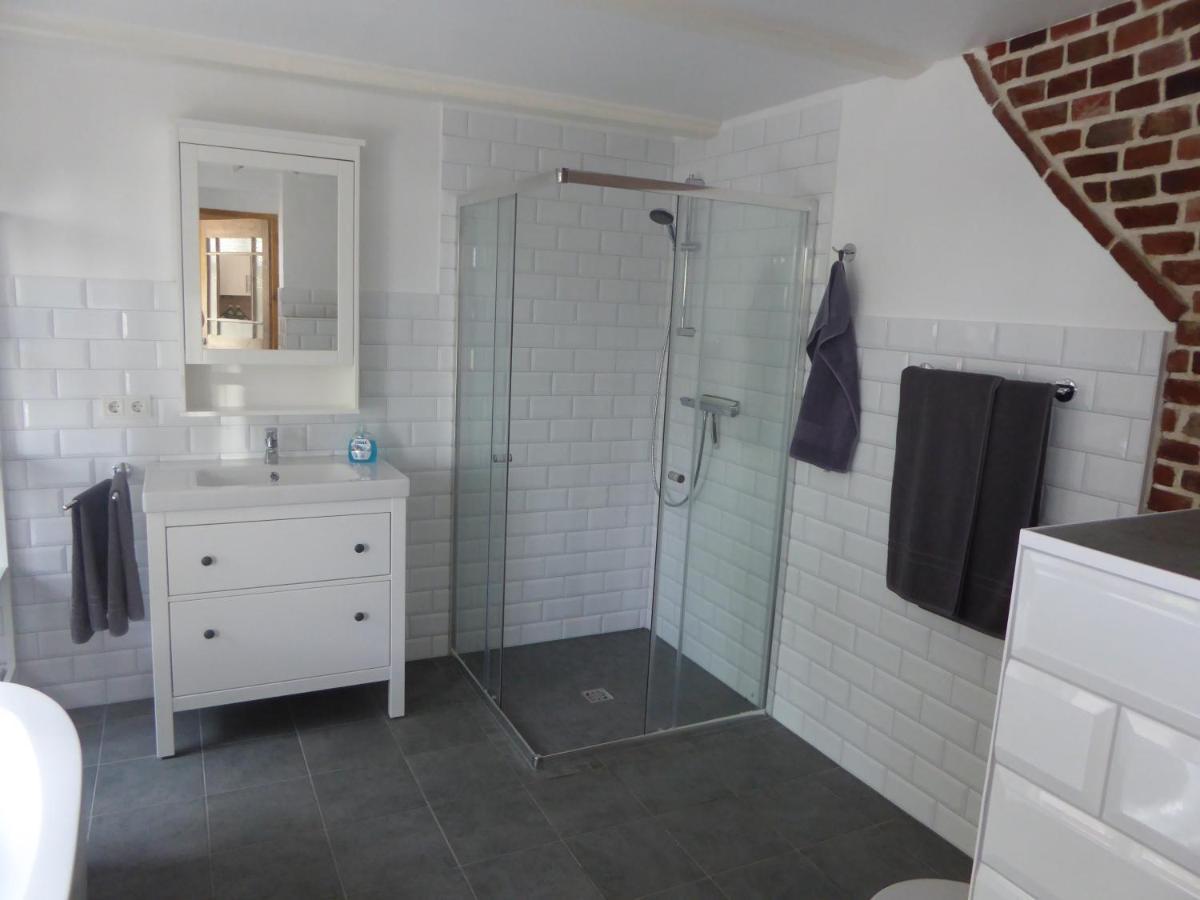 Ferienwohnung Elise Im Gulfhof Am Kanal Grossefehn Exterior foto