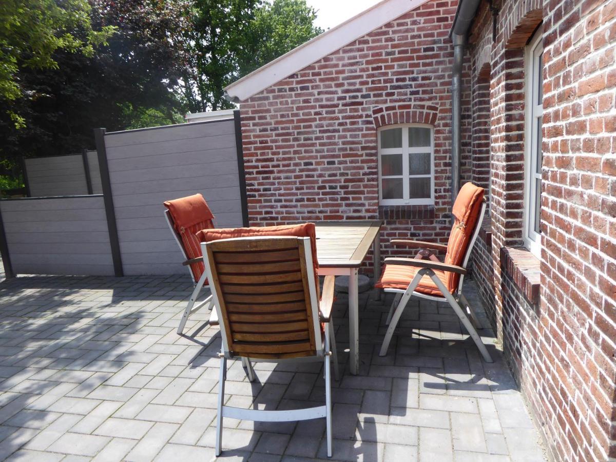 Ferienwohnung Elise Im Gulfhof Am Kanal Grossefehn Exterior foto